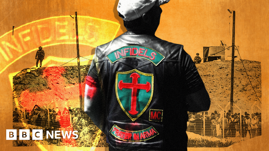 Anti-Islamic biker gang members run security at deadly Gaza aid sites thumbnail
