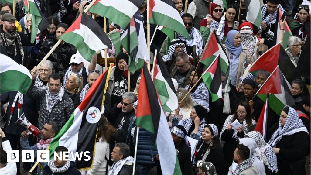 Eurovisión: Miles de personas protestan contra la entrada de Israel en Malmo
