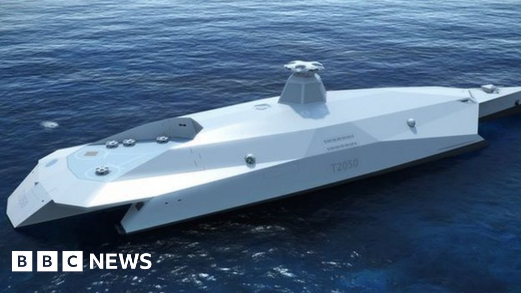 What will Royal Navy warships look like in 2050? BBC News