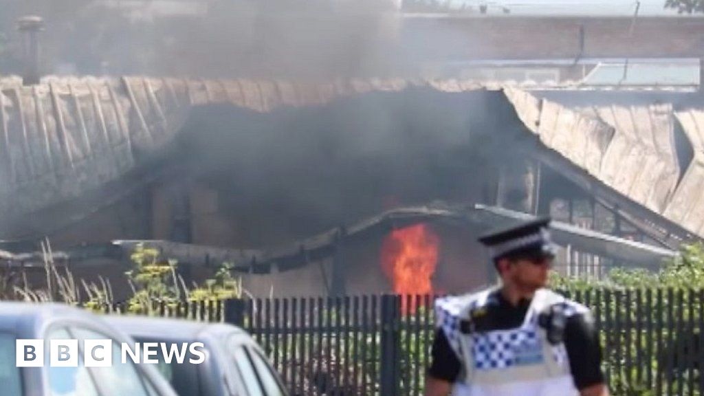 Video reveals extent of Shoeburyness industrial estate fire