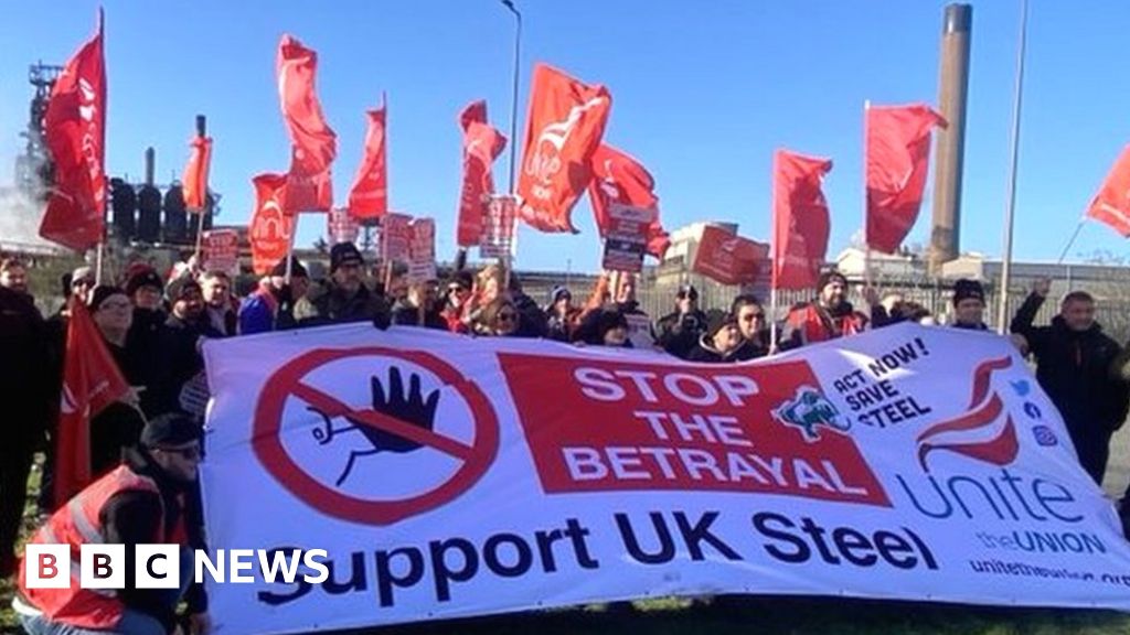 TATA: Hutnicy w Port Talbot protestują przeciwko planowi cięć