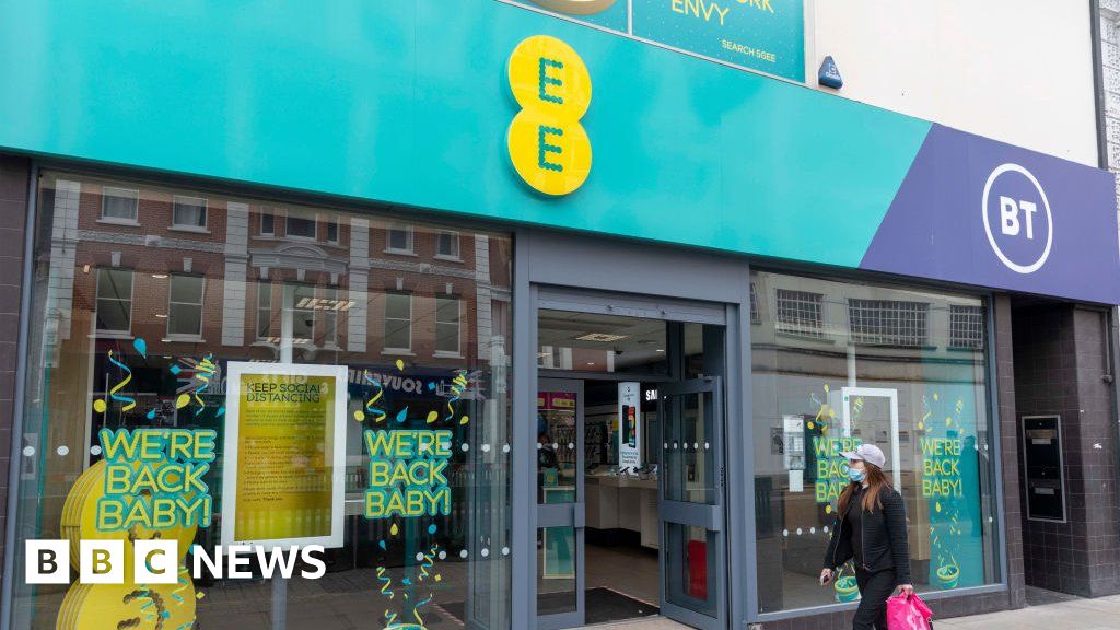 EE says it will add a &pound;2 roaming charge in Europe for new customers starting January 2022, the first UK operator to reintroduce roaming charges after Brexit (Anthony Reuben/BBC)