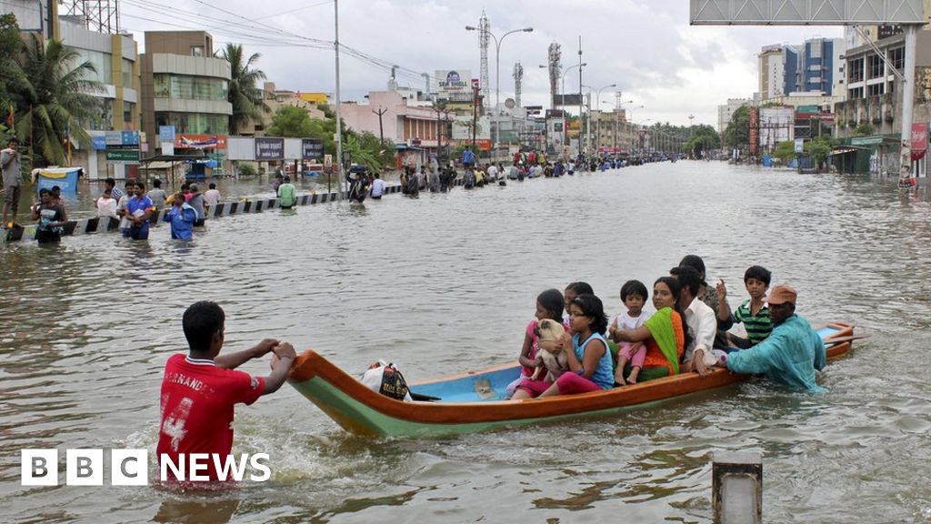 In pictures Chennai flooding BBC News