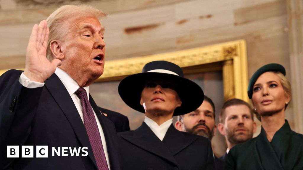 Watch: Key moments from President Trump's inauguration day