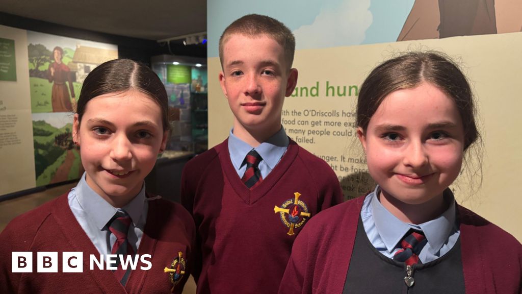 Pupils see the Irish famine story that's 'more relevant than ever'