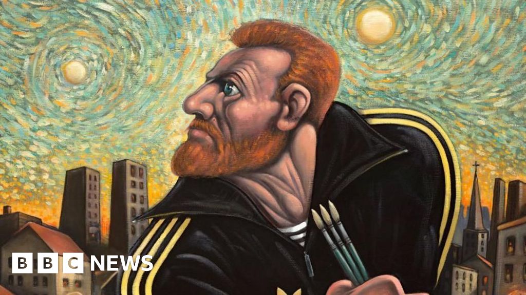 Glasgow artists collaborate on painting of Van Gogh