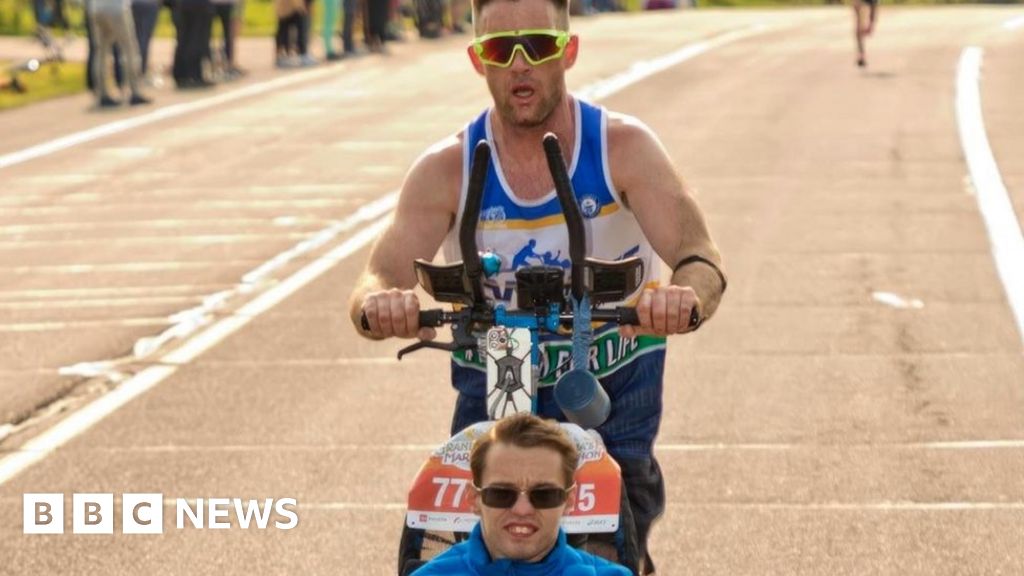 Tyrone runner helps set new wheelchair marathon record