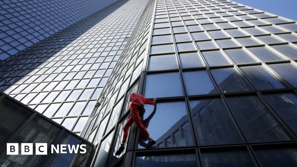 French ‘Spider-Man’ scales skyscraper aged 60