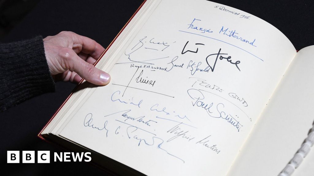 Who's dropped in on No 10? Visitors' books made public for first time