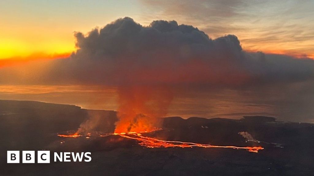 Holidaymaker Captures Aerial Footage Of Icelandic Volcano Erupting