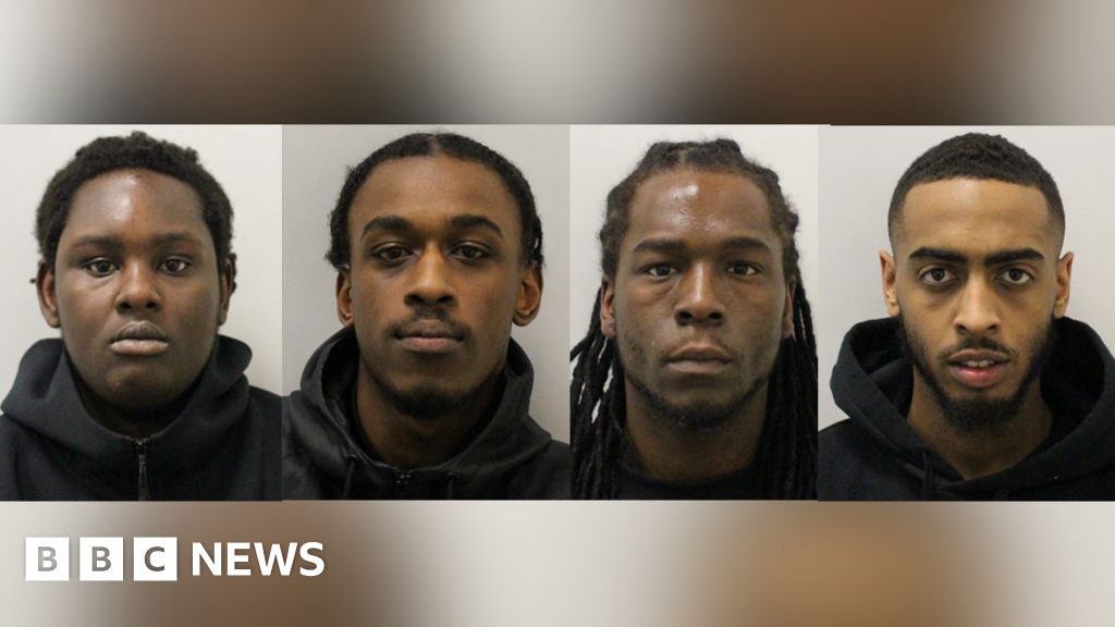 Euston church drive-by shooting: Four men jailed