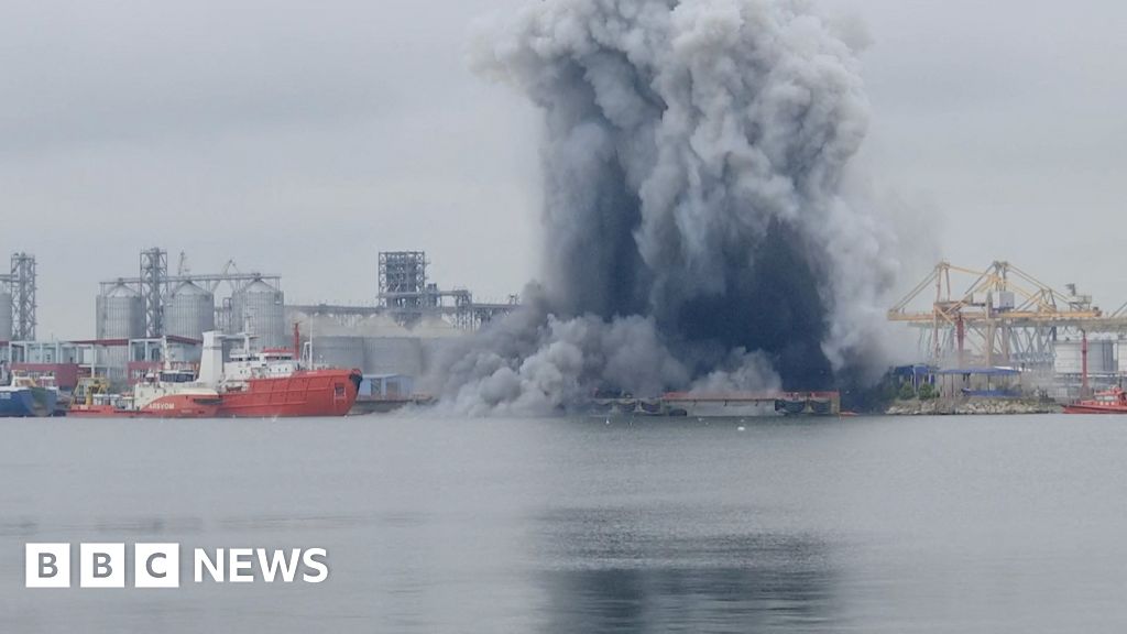Ukraine strikes cargo ships and admits Romania drone blast