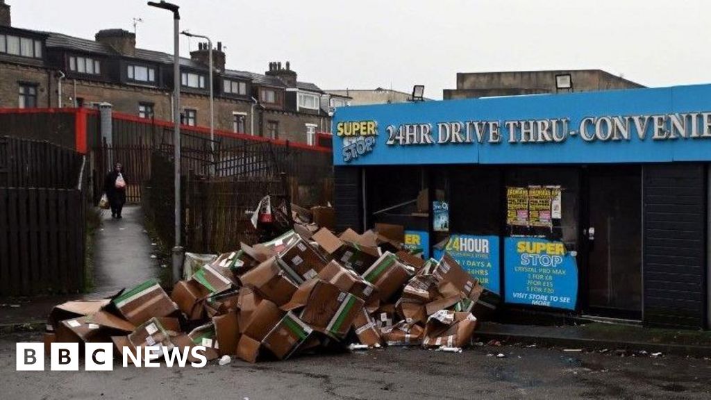 bbc.co.uk - Chris Young - EV charging boxes dumped in Bradford Council car park