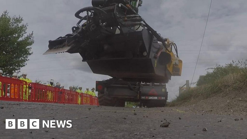Pothole repair trial under way