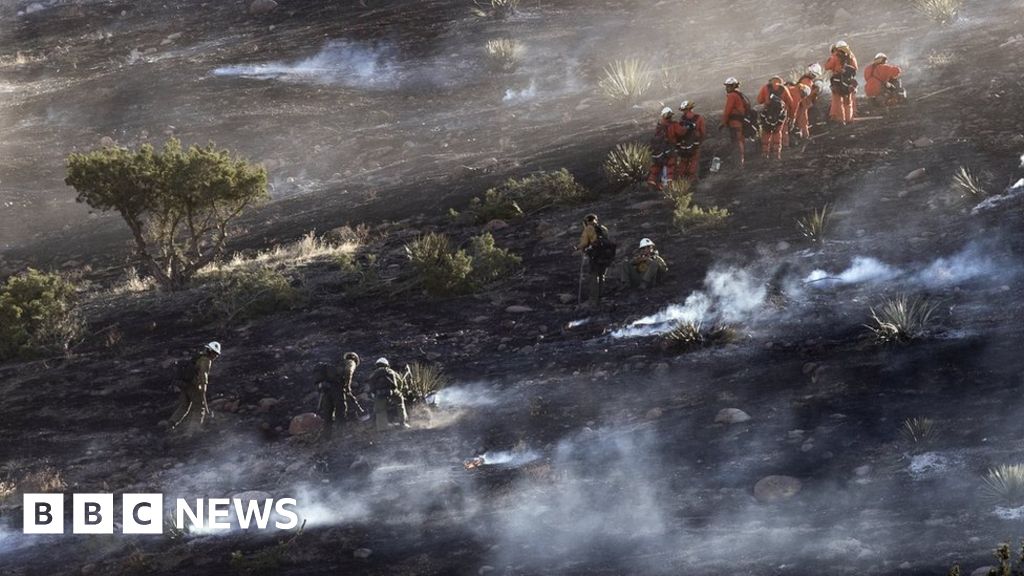 California wildfires: New evacuations amid warning over strong winds