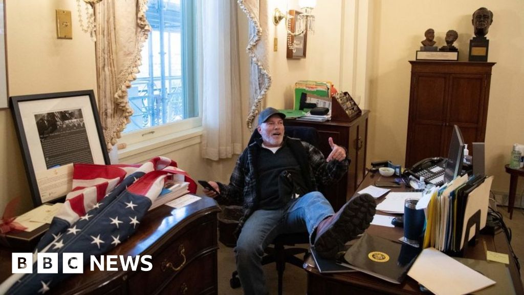 World News - Capitol Rioter Who Posed With Feet On Nancy Pelosi's Desk Found Guilty - NewsBurrow thumbnail