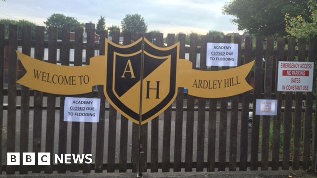 Floodhit Ardley Hill Academy finds new home BBC News