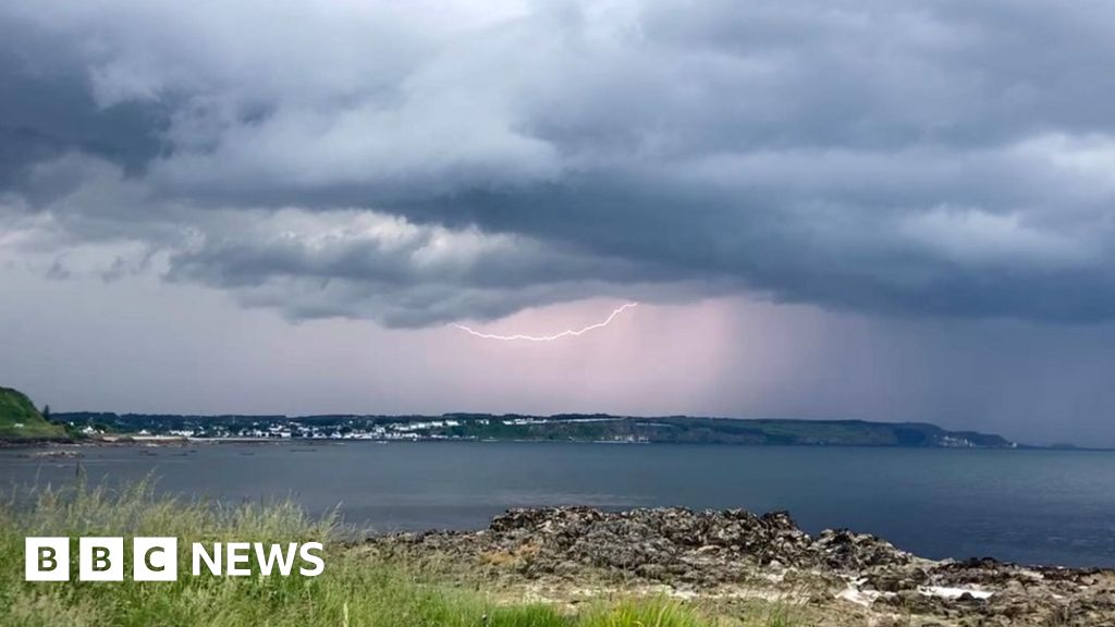 Northern ireland weather heavy downpours hit some counties