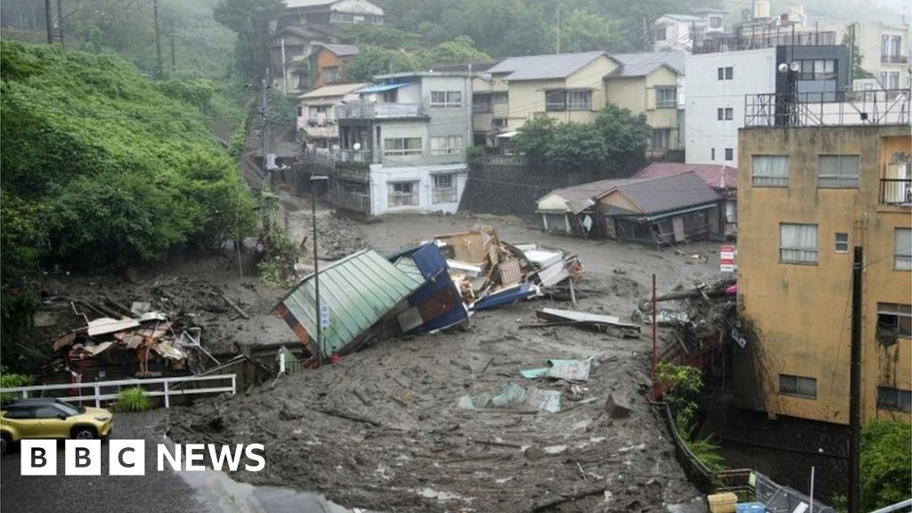Japan landslide: 20 missing in Atami city