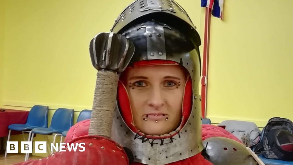 Sword blows make me strong, says Scotland's female knight