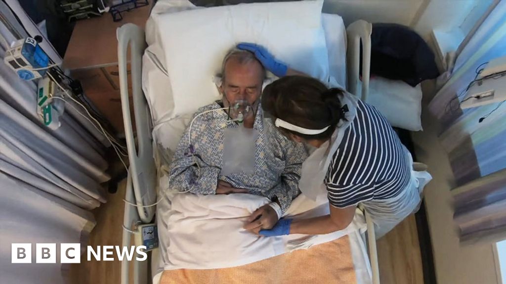 Gamers meet in real life at bedside of terminally-ill friend - BBC News