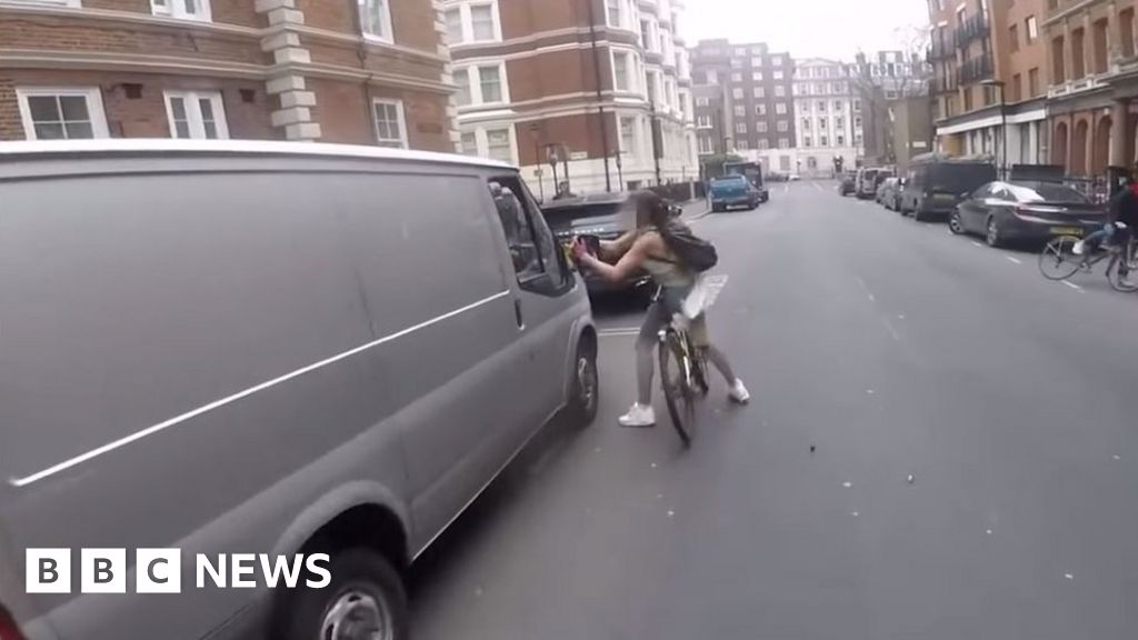 Viral agency admits video of female cyclist revenge may be fake BBC News