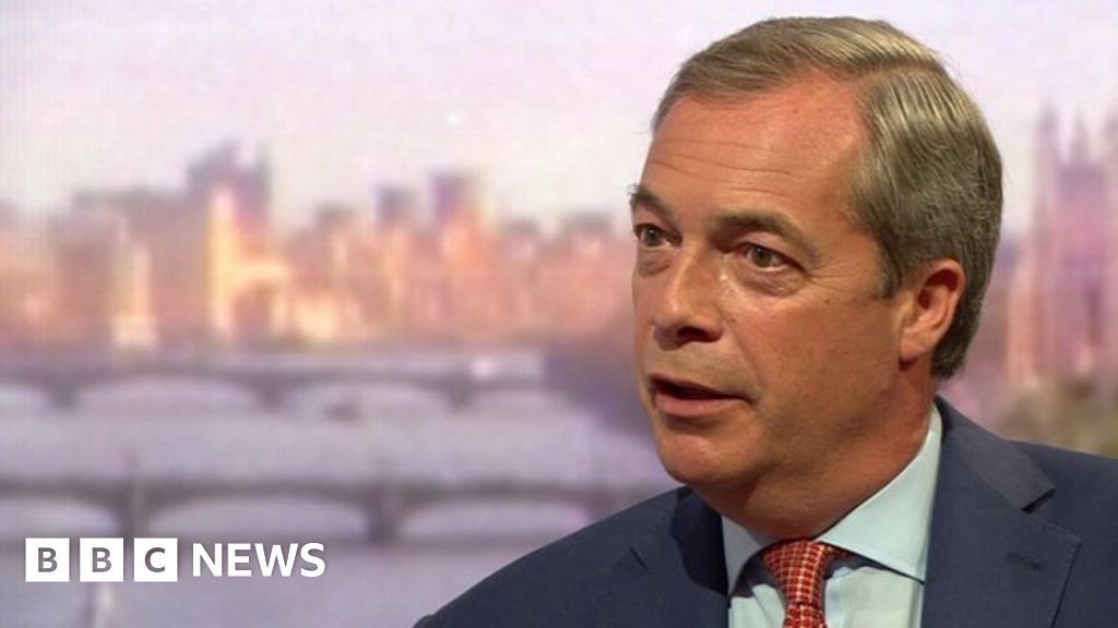 Nigel Farage 'This is not a happy Europe' BBC News
