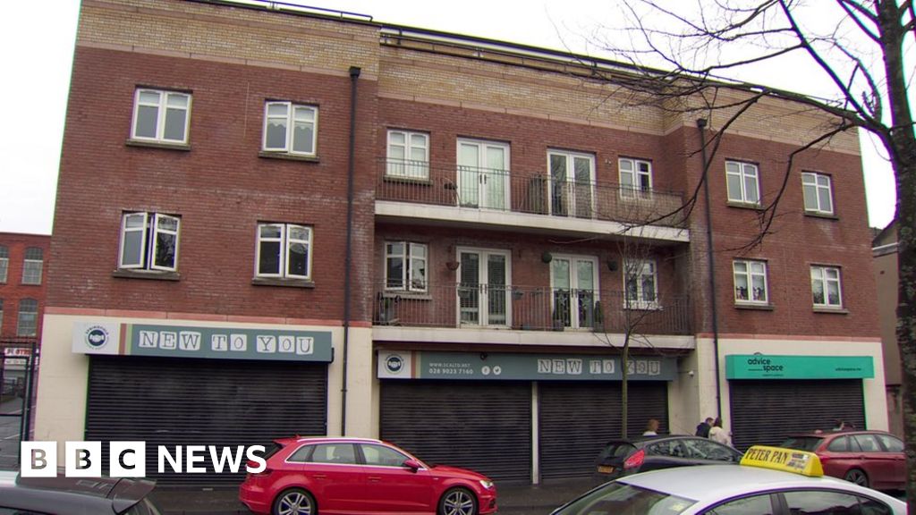 West Belfast Seven led to safety from apartment fire BBC News