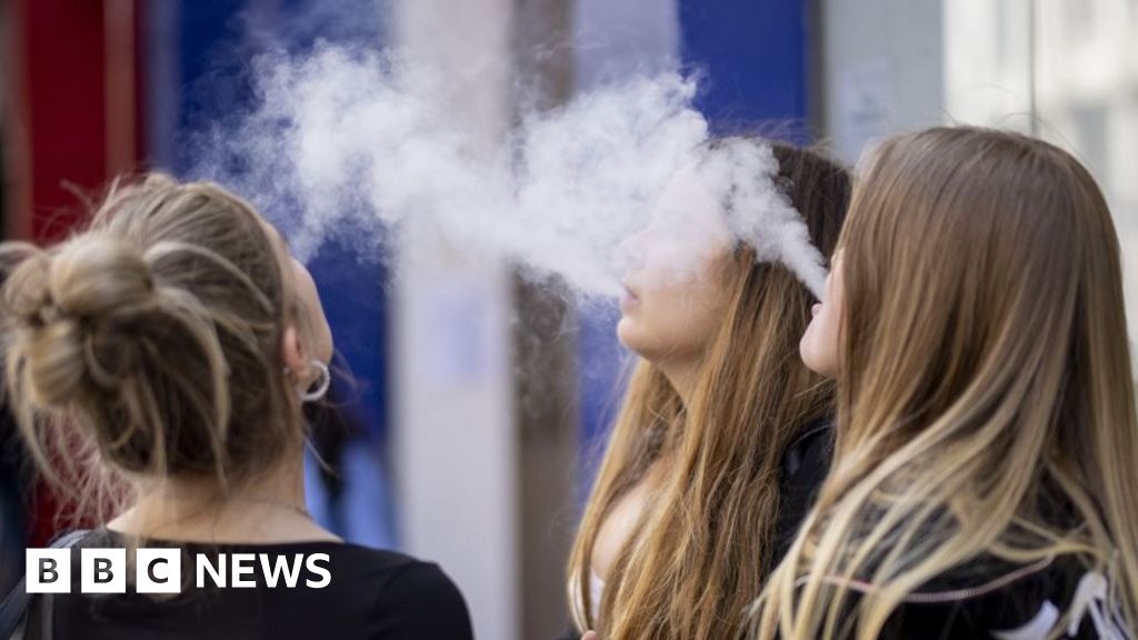 Young people vaping