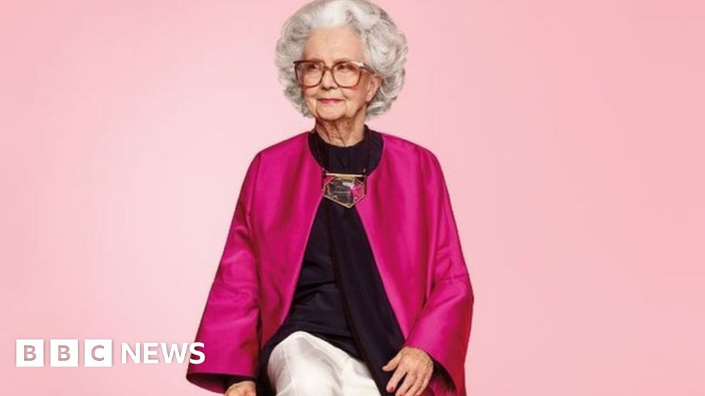 100 Year Old Woman Models For Vogues Anniversary Issue Bbc News