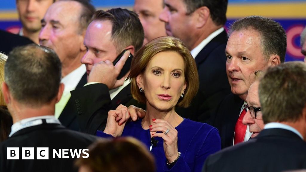 Carly Fiorina earns praise for Republican debate BBC News