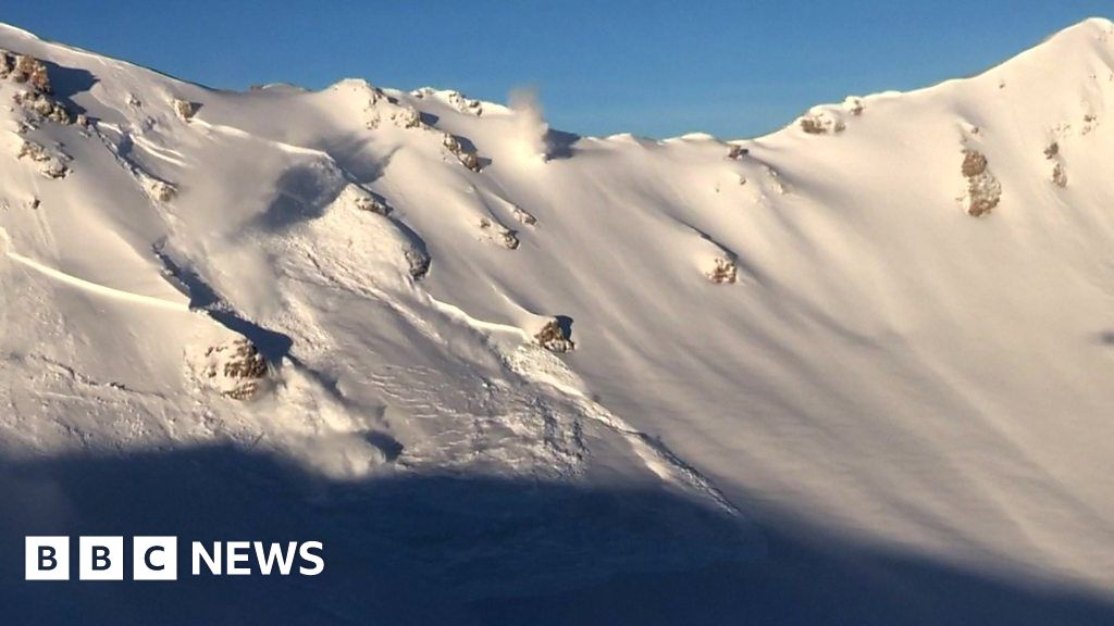 Explosives trigger controlled avalanches in Swiss Alps BBC News