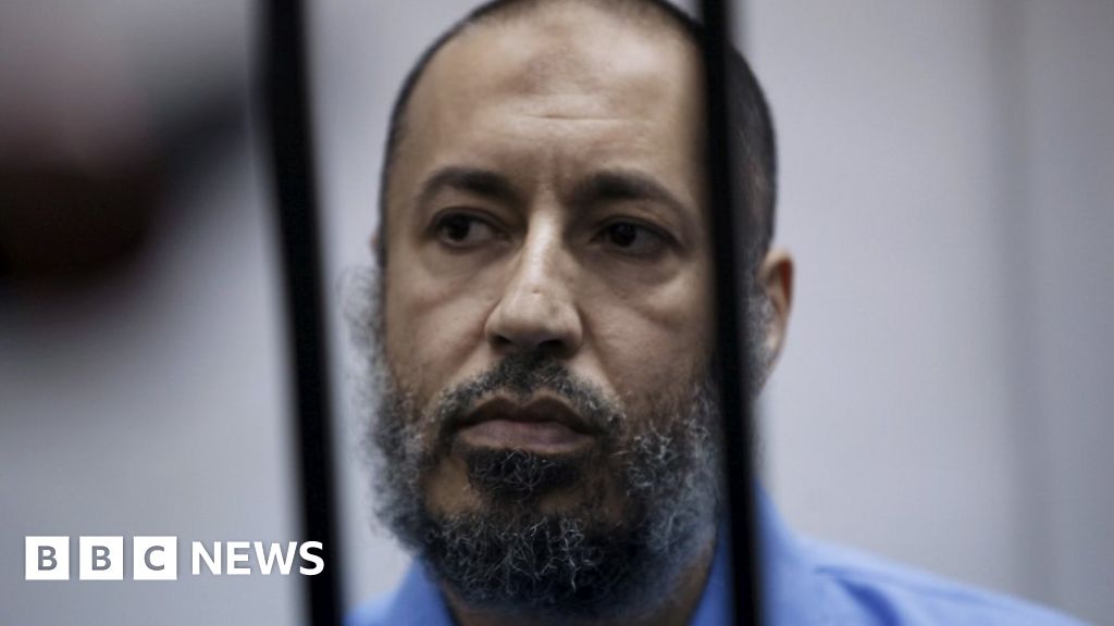 Saadi Gaddafi: Son of Libya's ex-leader freed from Tripoli jail