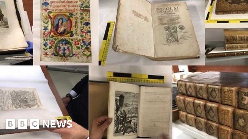 Owners' joy as rare £2.5m books stolen in London heist returned - BBC News