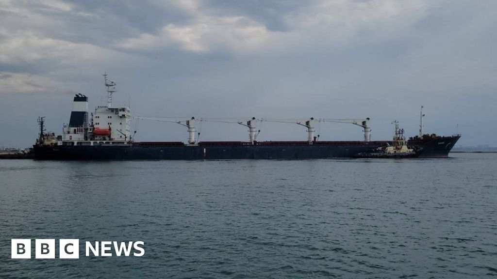 Ukraine War: First grain ship sails under Russia deal