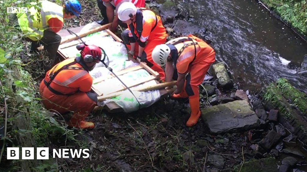 'Missing' Gravestone Recovered From A Sheffield River - BBC News