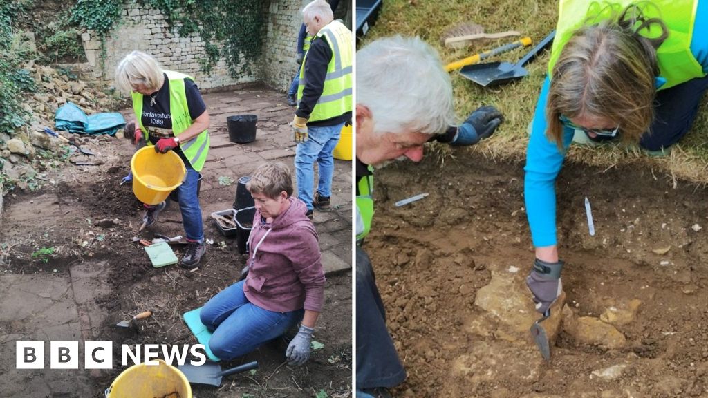 Community Dig Nears End Uncovering Lost Harlaxton Manor Houses