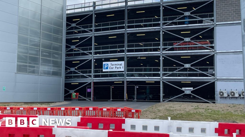 Airport parking fall driver leaves hospital