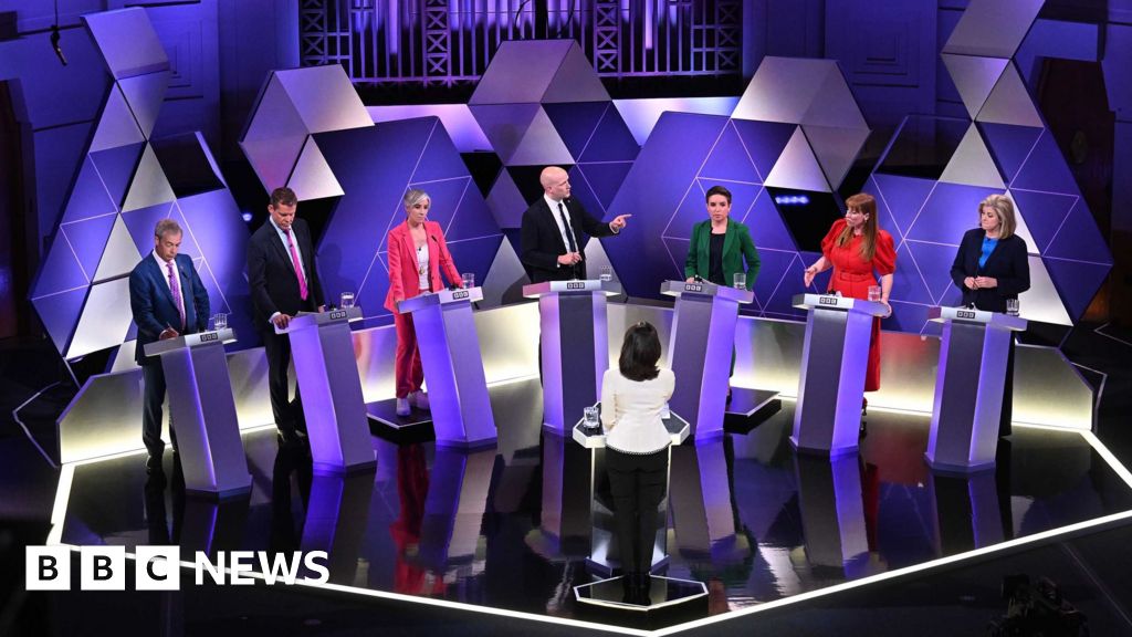 D-Day, taxes and the NHS: Moments from the BBC debate