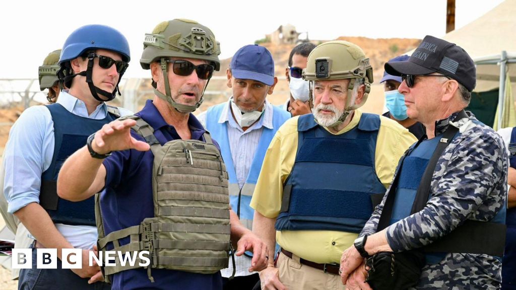 Trump envoy Witkoff visits controversial Gaza aid distribution site thumbnail