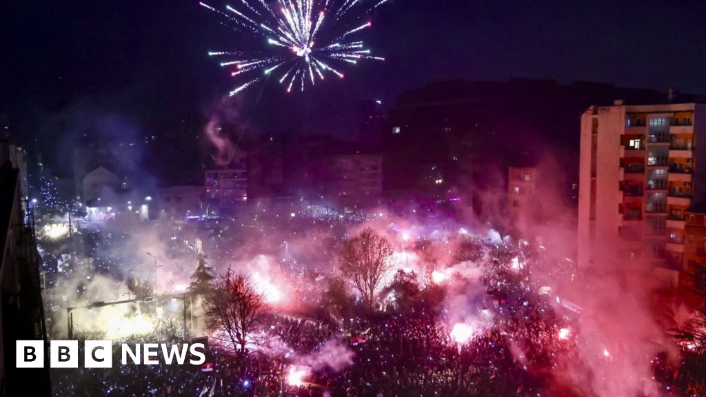 Serbia's largest-ever rally sees 325,000 protest against government