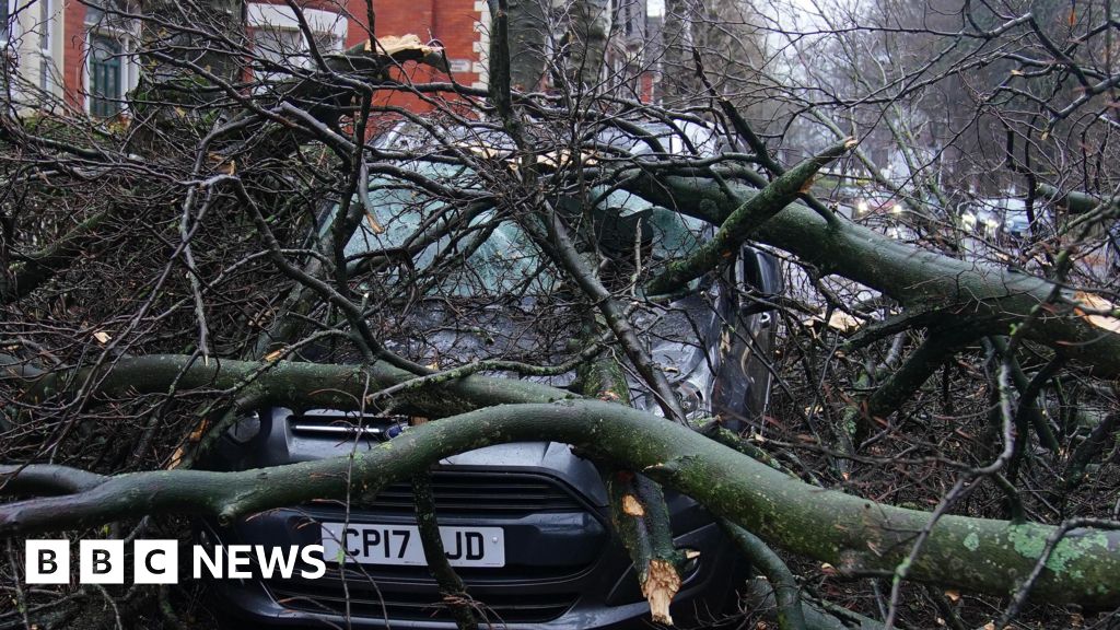 Thousands of homes without power after Storm Darragh batters UK