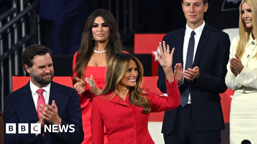 RNC: Melania Trump makes rare appearance to watch Donald’s speech