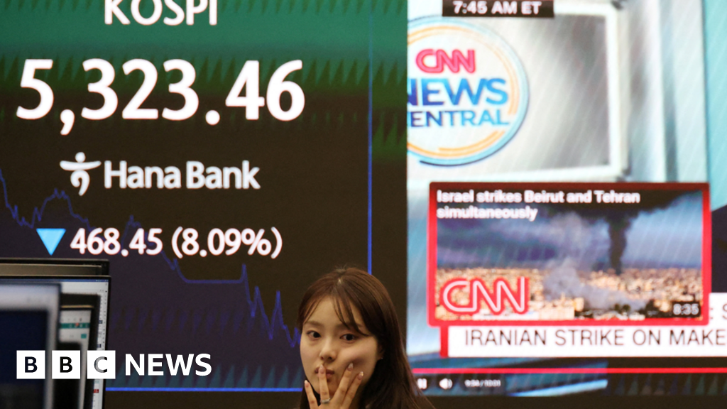 Asia stock markets slump and oil rises on fears Iran war may drag on