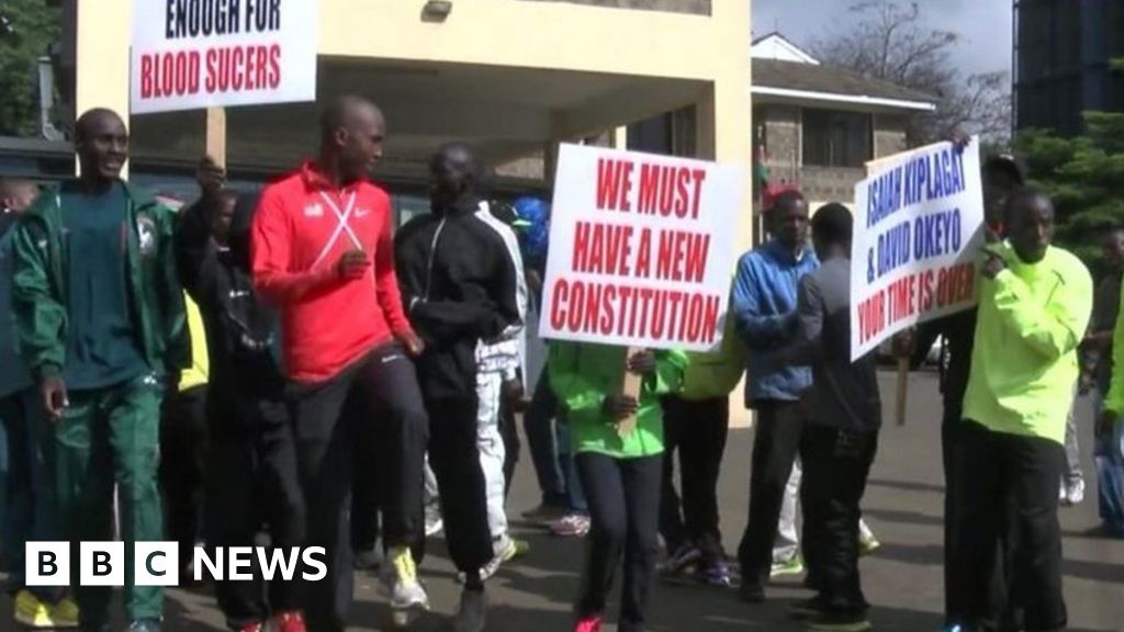 Kenyan athletes take over sports HQ BBC News