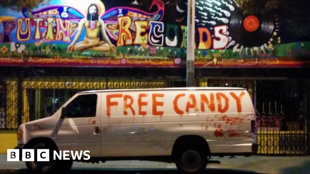 a 'creepy' white van became internet famous BBC News
