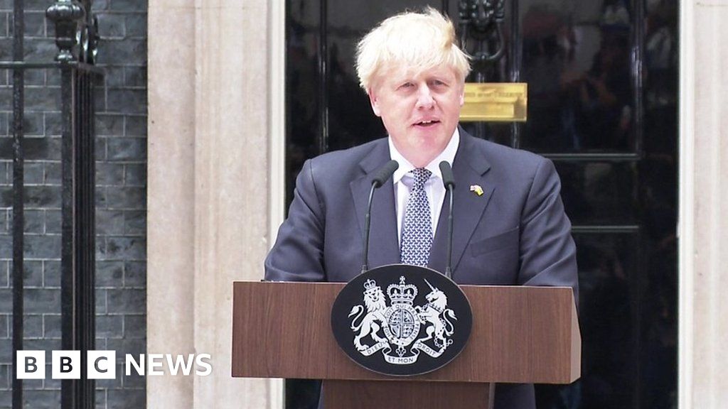 WATCH: Johnson resignation speech as he quits as Tory leader