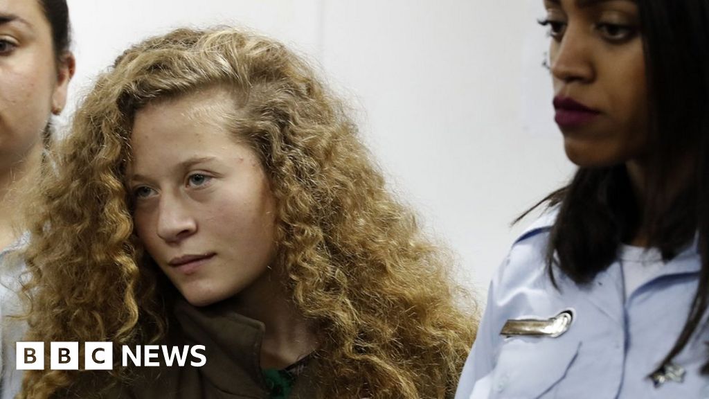 Palestinian Girl Charged After Slapping Soldier On Video Bbc News