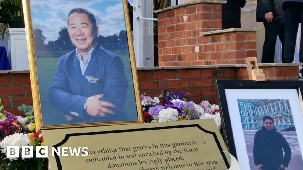 Leicester City helicopter crash: Memorial garden opens