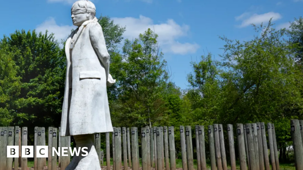 Staffordshire: Shot at Dawn memorial restored after flood damage - BBC News